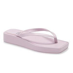 Jeffrey Campbell Dusty Lilac Flavio Platform Flip Flop Sandal Size 7